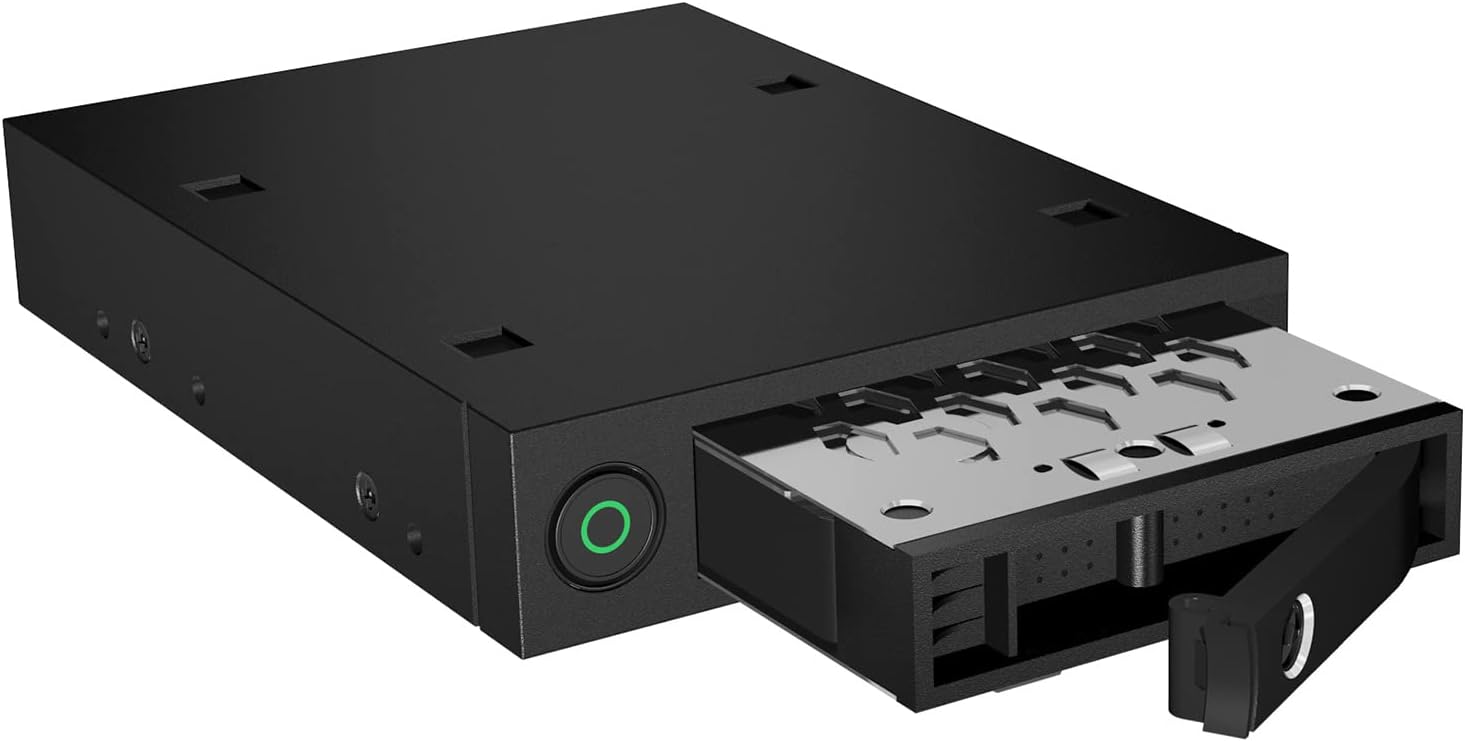 Icybox IB-2212SSK Mobile Rack for 1 x 2.5-Inch SATA/SAS HDD and Solid State Drive