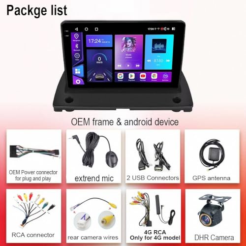 Car Radio dla Volvo XC90 2002-2014 9 Inch Android 15 Car Play Screen with Mirror Link Swc For, 4 Core 4G+64G