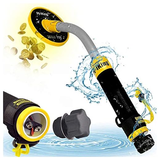KECOP 750 Underwater Metal Detector with Vibration and LCD Detection Indicator - PI Waterproof Probe Pulse Induction Technology Metal Detector Handhel