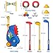 Liberry Toddler Golf Set, Upgraded Kids Golf Cart with Unique Shoulder Strap Design, Indoor and Outdoor Sports Toys Christmas Gift for Boys Girls 1 2 3 4 5 Years Old