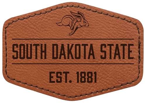 South Dakota State Jackrabbits Officially Licensed Hexagonal Leatherette Patch -