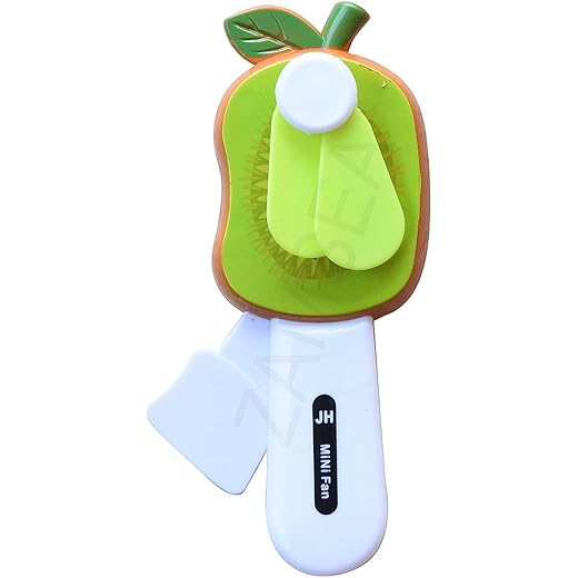 Zamsea Kids Hand Pressure Mini Fan Fruit Shape Cute Squeeze