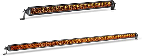 Lasfit Barra de luz ámbar de 22 y 42 pulgadas