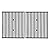GGC 15 Inch Grill Grates Replacement for Broil King 9453-54, 9453-57, 9453-64, 9865-54, 9453-67, Broil-Mate, Silver Chef, Sterling Gas Grill, Set of 2 Cast Iron Cooking Grid Grates(15" x 12 3/4" Each)