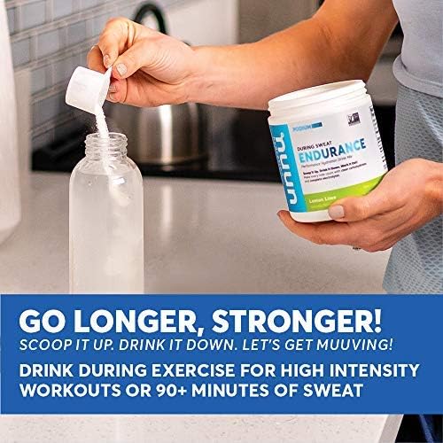 Nuun Endurance | Workout Support | Electrolytes & Carbohydrates (Lemon Lime, 16 Servings - Canister)