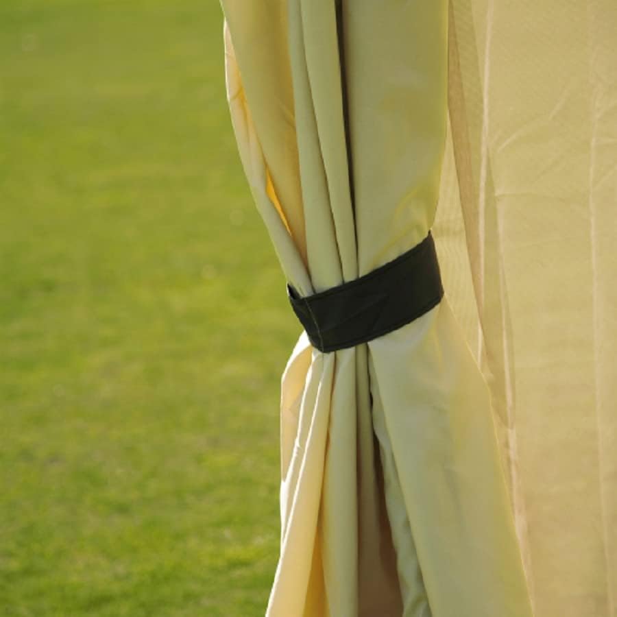 Patio Gazebo Tent Garden Canopy Soft Top Outdoor (Khaki)