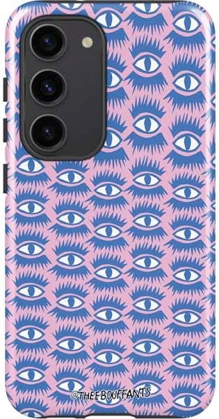 Skinit Pro Phone Case Compatible with Galaxy S23 - Officially Licensed Bouffants and Broken Hearts Party Flamingos Design