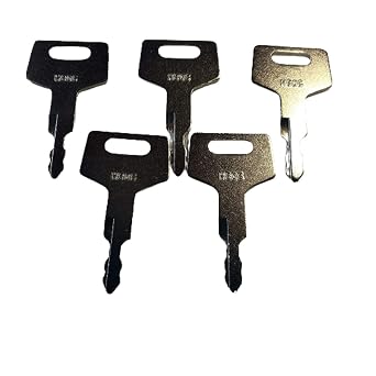 Key 31# H806 Key 5PK FITS Takeuchi, Gehl, Case, New Holland Excavator & Heavy Equipment Keys H806 Heavy Construction Machinery Key Set, Excavator Key Set, AFTERMARKET Replacement Parts