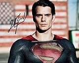 Superman Man of Steel Henry Cavill reprint signed photo #1 RP