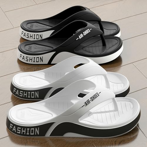 Chaussons tongs marron en taille 40-41 avec semelle souple - 4