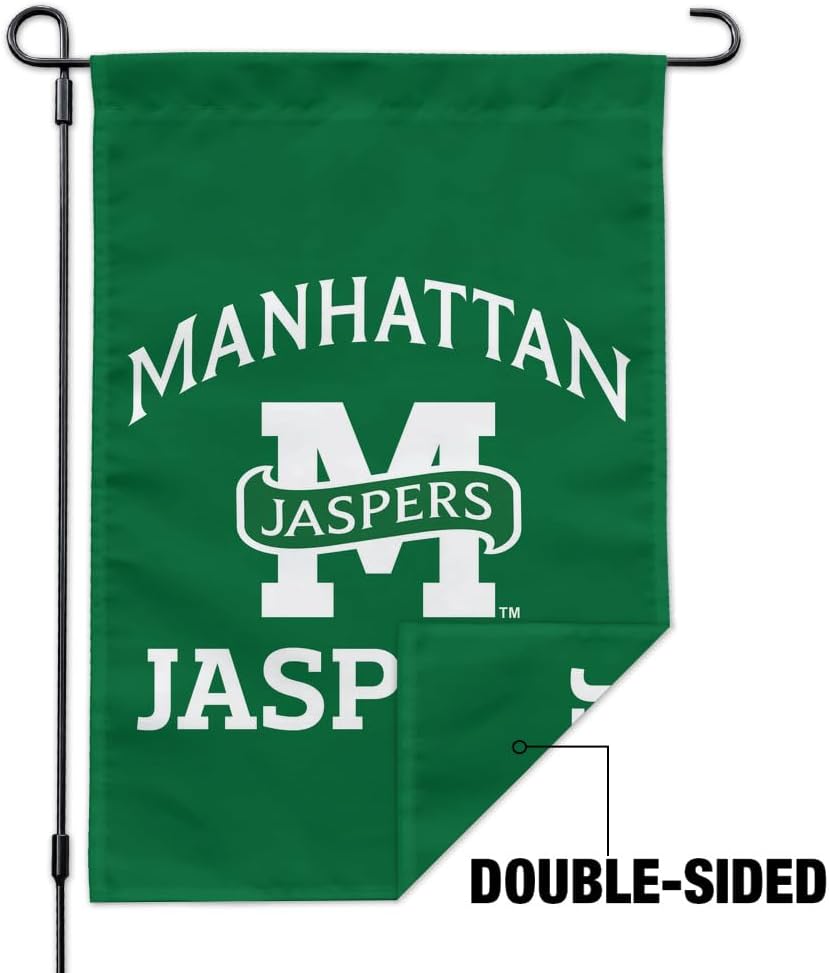 GRAPHICS & MORE Manhattan College Jaspers Logo Garden Yard Flag