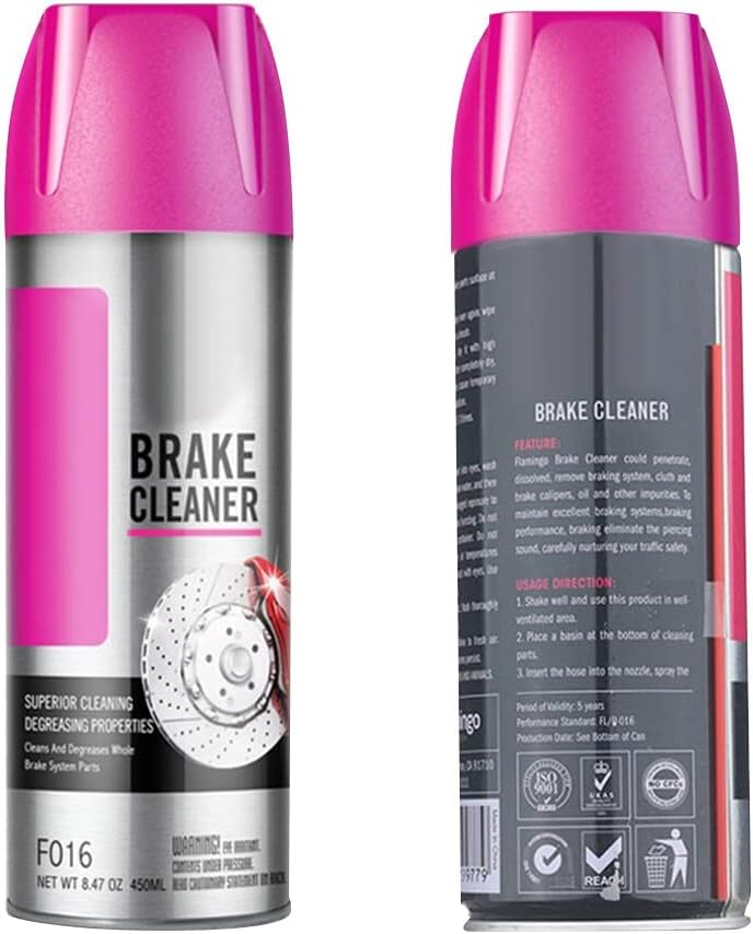 450ML Chain and Brake Cleaner,Brake Cleaner Spray Disc Brake Cleaner Brake Clutch Cleaner Brake Parts Cleaner Spray for Car Maintenance