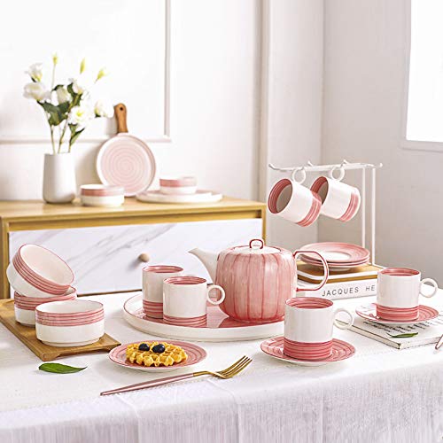 Tea-Cup-and-Saucer-Sets-of-6-British-Royal-Afternoon-Tea-Set-Pink-Teapot-Ceramic-Coffee-Cups-and-Saucers-with-Cup-Holder-and-Tea-Tray-Gift-for-Mothers-Day