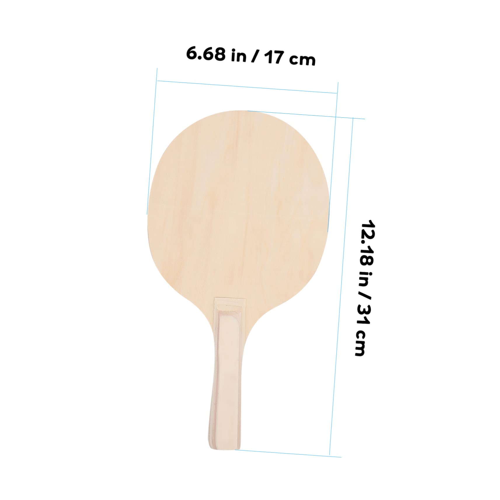 Racchetta Di Badminton Racchette Per Pallone Da Spiaggia Racchette Da Spiaggia Racchette Da Badminton in Legno Pratici Paddle Racchette Da Pong Di Legno Brown