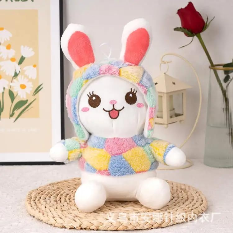 Image of Cap Rabbit 20cm Soft Toys for Kids | Plush Soft Toys for Baby Boys and Girls| Best Gift | Cap Rabbit Soft Toy for Kids -White 20Cm Height