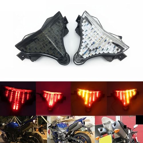 Luz trasera para YZF R1 que elimina intermitentes rotos 2