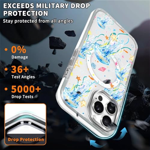 Coque iPhone 14 Pro Max Magsafe transparente et rigide contre les chutes - 4