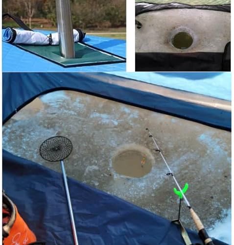 Portable Insulated Ice Fishing Tent - Pop-Up Hub Shelter with Thermal Protection & Carry Bag, Perfect for Winter Fishing Adventures