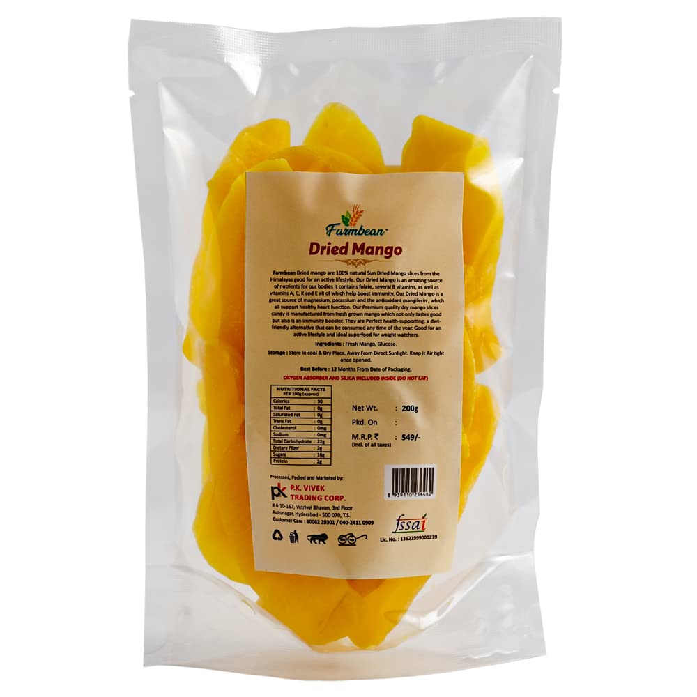 Farmbean Dried Mango | Dehydrated Alphanso - 200Gms - Image 2 thumbnail