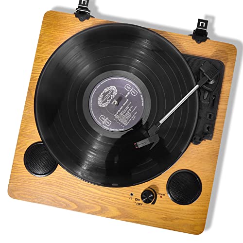 Chinflly Tourne Disque Bluetooth, Platine Vinyle à Encodeur Numérique Portabl avec Haut-parleurs Stéréo Intégrés à Trois… - Les Beatles, Paul McCartney, John Lennon, RIngo Starr, George Harrison Chinflly Tourne Disque Bluetooth, Platine Vinyle à Encodeur Numérique Portabl avec Haut-parleurs Stéréo Intégrés à Trois… – Image 3