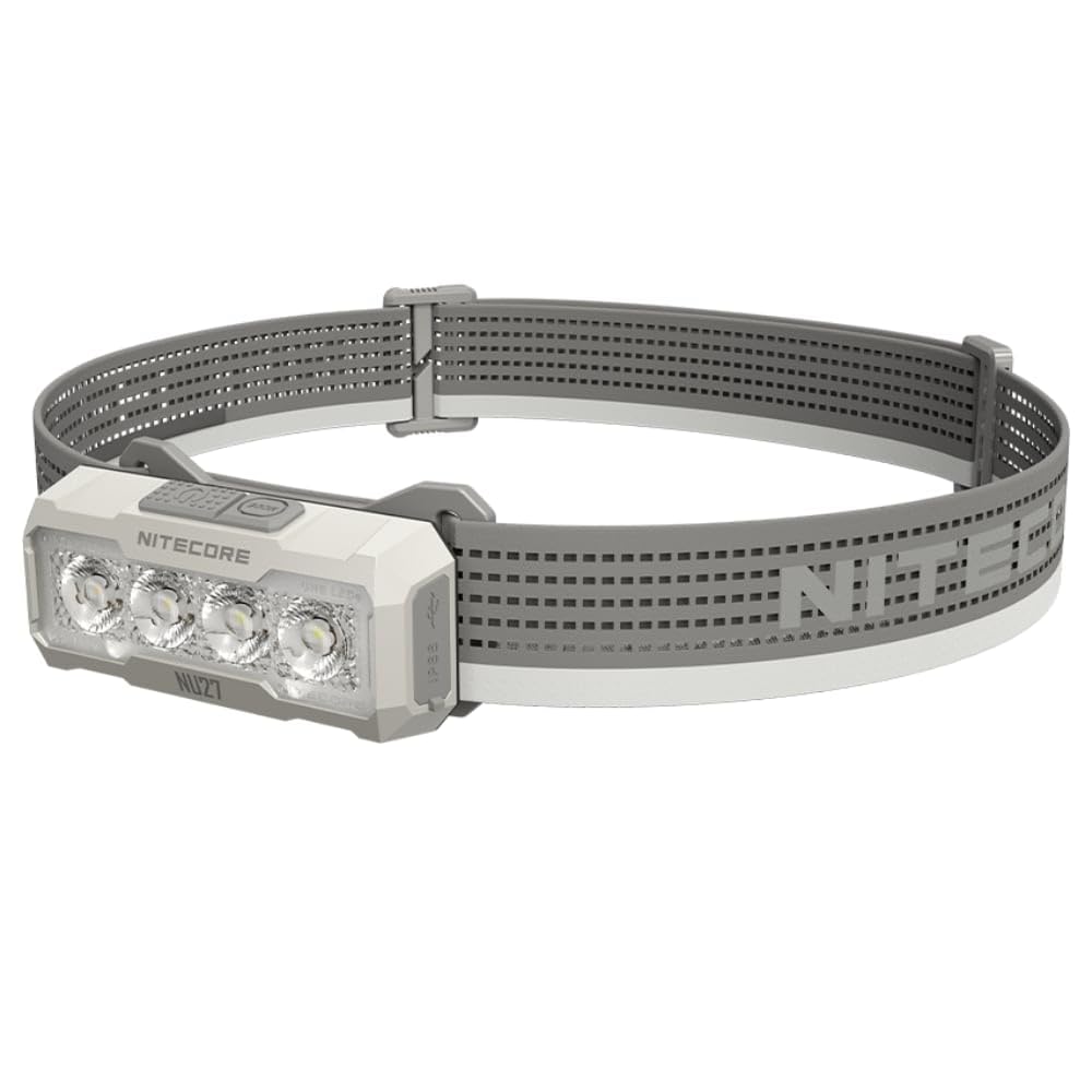 Nitecore Black Nu27 Headlamp Rechargeable Alpine White