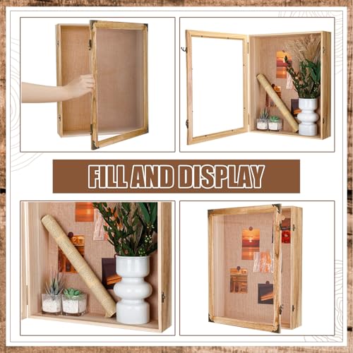 image for Cinnvoice Shadow Box Depth 4.7in Shadow Boxes Display Cases with Cork 
