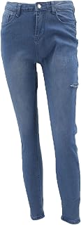 Womens Stretch Skinny Slim Fit Jeans Stretch Comfy Pants Distressed Destroyed Jean High Rise Butt Lifting Jean Trousers