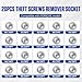 TYRAREX Master Wheel Lock Key Set Compatible with Porsche, 20PCS Wheel Lock Lug Nuts Removal Kit