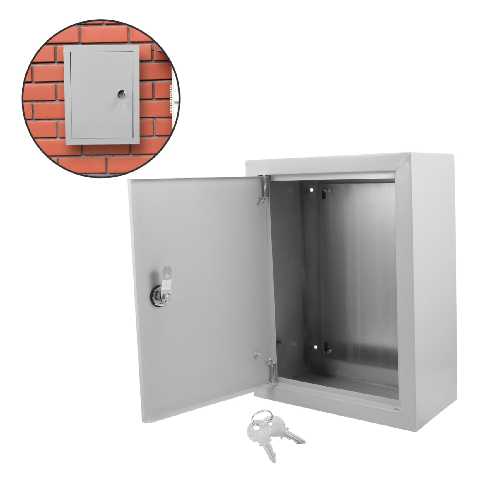 GALPADA Caja Eléctrica Exterior de Metal Protección a Salpicaduras para Proyectos al Aire Libre