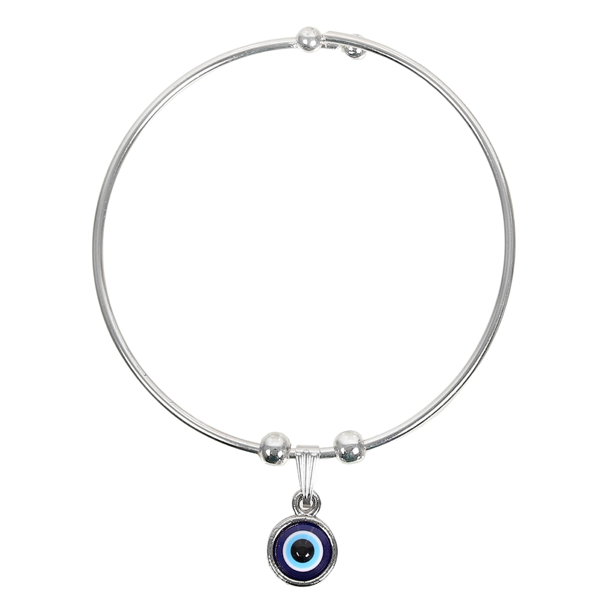 University Trendz Sterling Silver Plated Evil Eye Bracelet for Women and Girls (B0D87B5DZD) Amazon Price History, Amazon Price Tracker