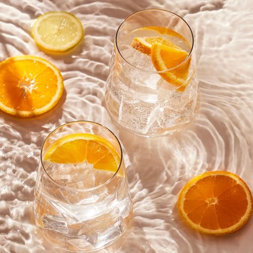 Miniatura 6 de Krosno Vasos De Agua Gin Tumbler Conjunto 6 Piezas 430 Ml Colección Avant-Garde Perfectos Para Uso En Casa, Restaurante Y En Fiestas Apto Para Lavavajillas