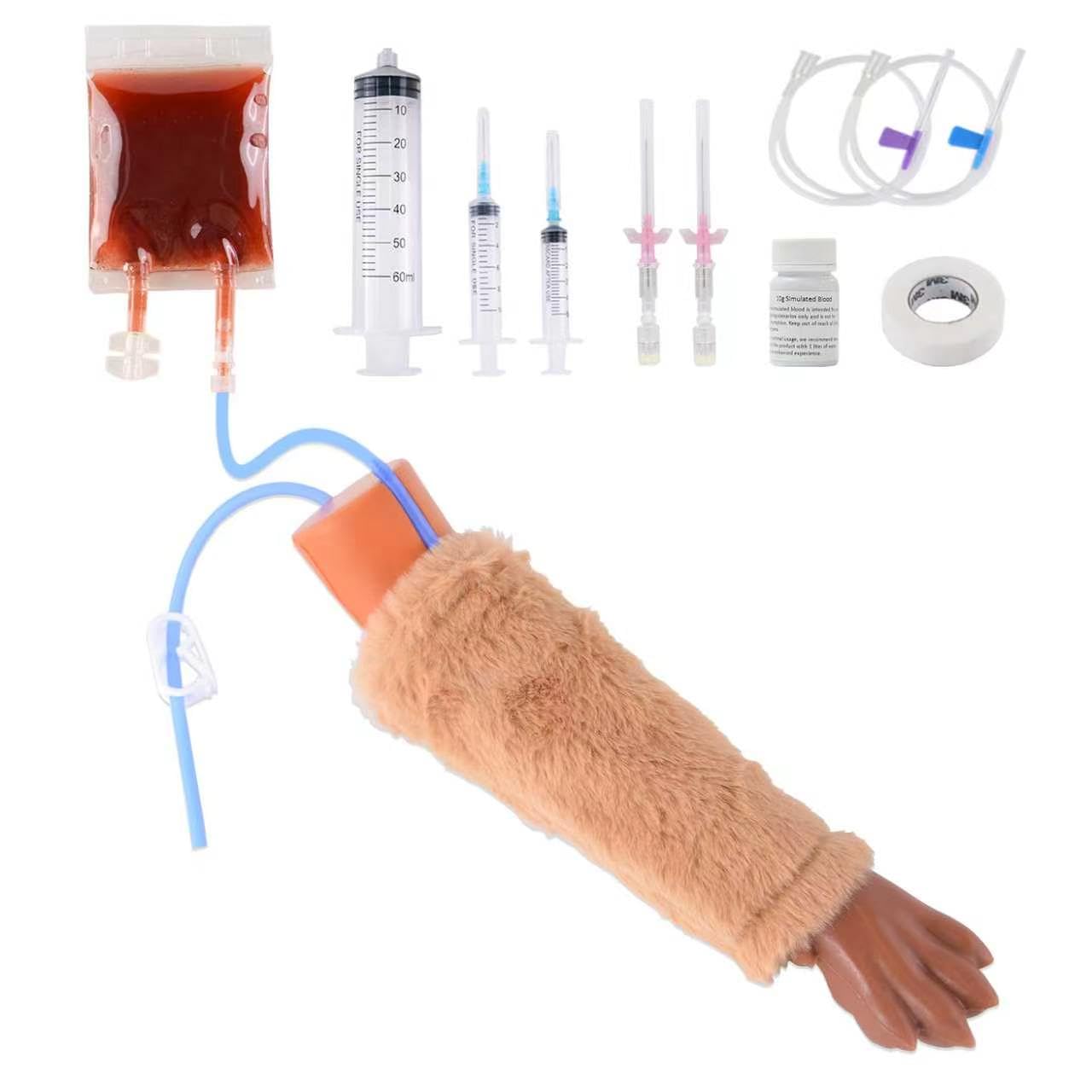 Fur Pet Canine IV Practice Kit per la pratica del prelievo di sangue e