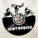 Produktbild Mslis Außenhandel grenzüberschreitende Sport Vinyl Wanduhr Offroad-Rennen Motorradrennen Schallplatte Wanduhr Dekoration Keine LED