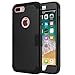 iPhone 8 Plus Case, iPhone 7 Plus Case, Anuck Heavy Duty Protection iPhone 7 Plus Shockproof Rubber Bumper Protective Case Hybrid Armor Defender Cover Case for iPhone 7 Plus/8 Plus 5.5" - Black