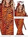 Rubies Tigerkostüm für Erwachsene, Unisex, Einheitsgröße, Jumpsuit mit Kapuze und Schwanz, Original, Karneval, Weihnachten, Geburtstag, Party und Halloween