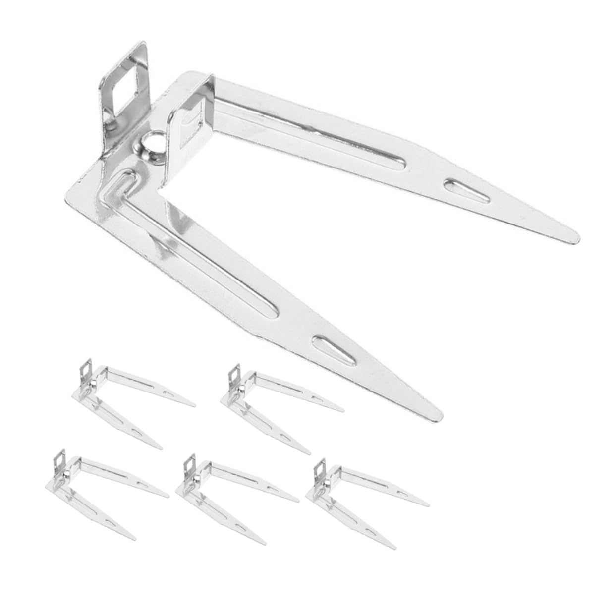 SOLUSTRE 6pcs Roast Chicken String Meat Skewers Cooking Forks Barbecue Grill Carving Oven Supply Air Fryer Accessories Roast Chicken Fork Kitchen Gadget Stainless Steel Silver