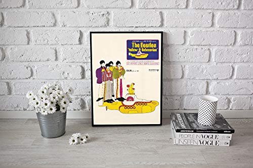 Poster de cinéma The Beatles Yellow Submarine 1968 – Format A4 + - Les Beatles, Paul McCartney, John Lennon, RIngo Starr, George Harrison Poster de cinéma The Beatles Yellow Submarine 1968 - Format A4 + – Image 6