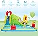 HONEY JOY Inflatable Water Slide, 7-in-1 Blow up Waterslide Water Park for Kids Backyard, Splash Pool, Climbing Wall, Indoor Outdoor Water Slides Inflatables for Kids and Adults(Without Blower)