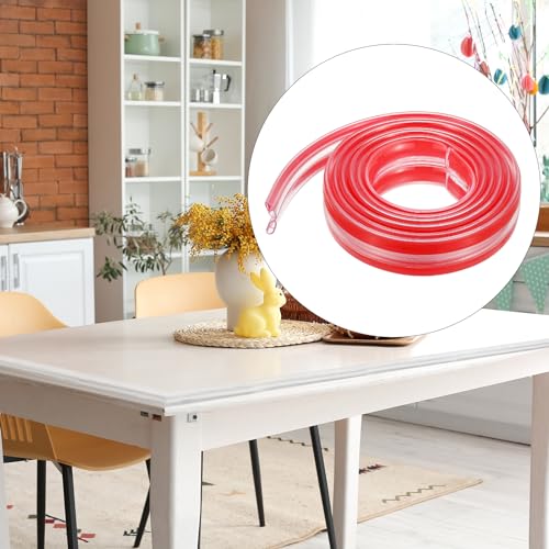 Image of PATIKIL Edge Protector Strip, 2IN x 16.4FT Children Proofing Silicone Soft Clear Corner Protectors Pre-Taped Strong Adhesive for Cabinets Tables Desk Drawers