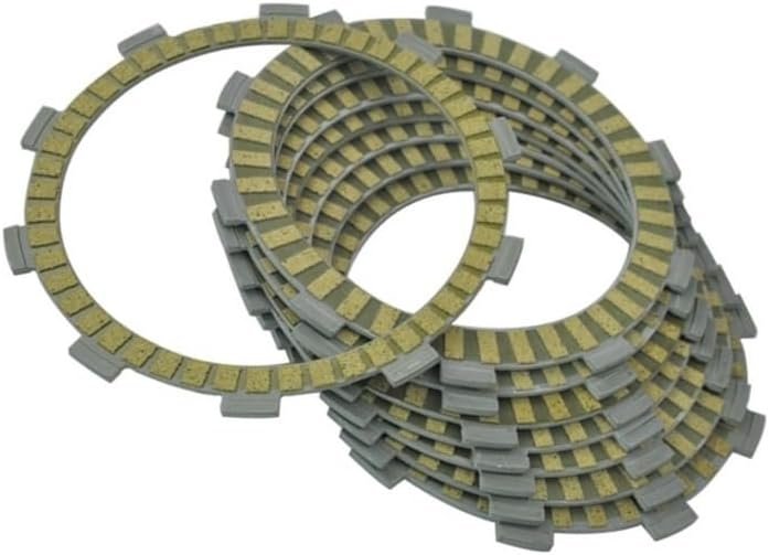 7PC Motorcycle Friction Clutch Discs Plates Fit For XL700V Transalp 08-12 XL500 79-82 CM450 82-83 CB450 SC Nighthawk 82-86