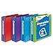 Mead 2-Inch D-Ring View Binder, Pack of 4, Assorted Colors (W465-44APP)