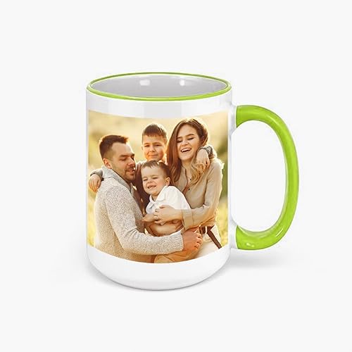 Miniatura 101 de Taza de café personalizada, regalo personalizado, taza de cerámica con foto, imágenes o texto, novedad de tazas personalizadas, perfecta para Borde