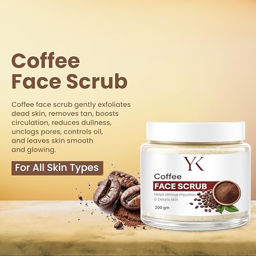 Image of Coffee Face scrub For Tan Removal | Exfoliating Detan Scrubs For Soft & Smooth Skin | 200ml