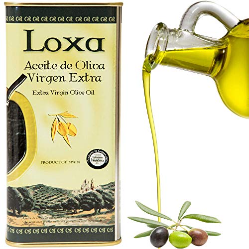 Loxa Olivenöl 0,5 Liter kaltgepresst - Erhältlich in 0,5l / 2,5l / 5l.  Natives Öl Extra aus Andalusien Spanien - Kanister. Oliven öl extra vergine. Extra Virgen Olive Oil from Andalusia Spain (0,5 L)