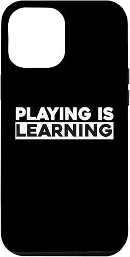 Vista 10 de iPhone 15 Playing Is Learning Groovy Funny Early Childhood Education Case