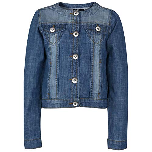 Veste en jean filles mi-saison confortable pour l'automne