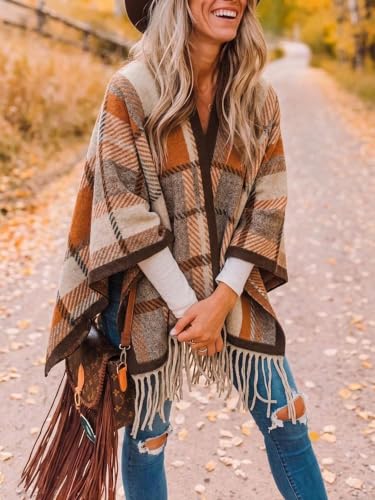 Image of Breezy Lane Shawl Wraps for Women Ponchos Ruana Wraps Cardigan