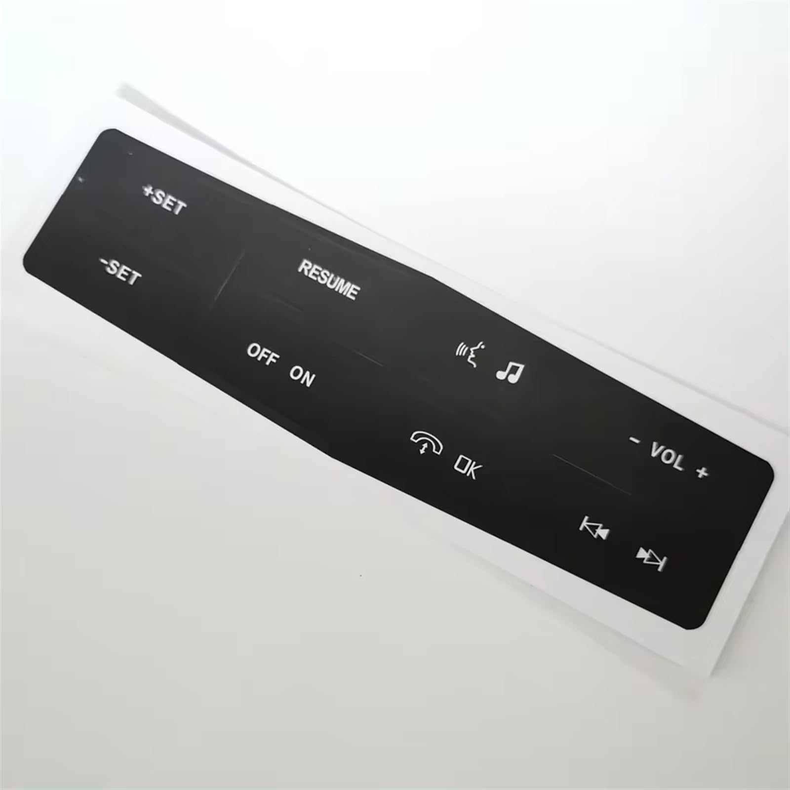 Button Repair Sticker Compatible with for Mustang 2010 2011 2012 Car Steering Wheel Switch Control Button Repair Sticker Decals