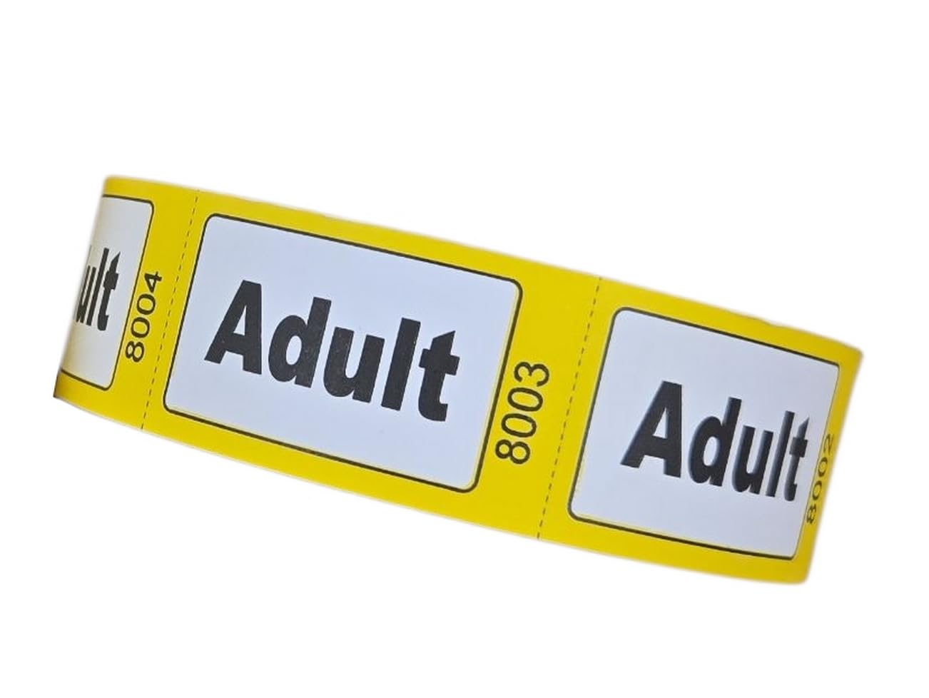 Bingosupermarket Adult Roll Tickets 1-1000 Yellow Bordered (1)