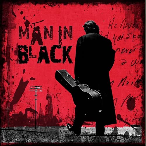 Affiche originale Johnny Cash l'homme en noir édition emblématique 28cm